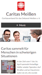 Mobile Screenshot of caritas-meissen.de